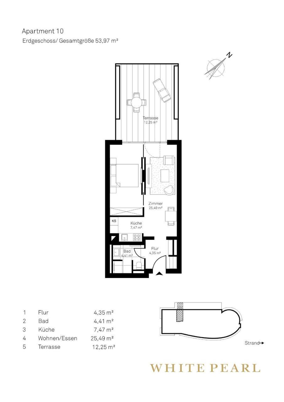 White Pearl Apartment 0.10 Тиммендорфер-Штранд Экстерьер фото